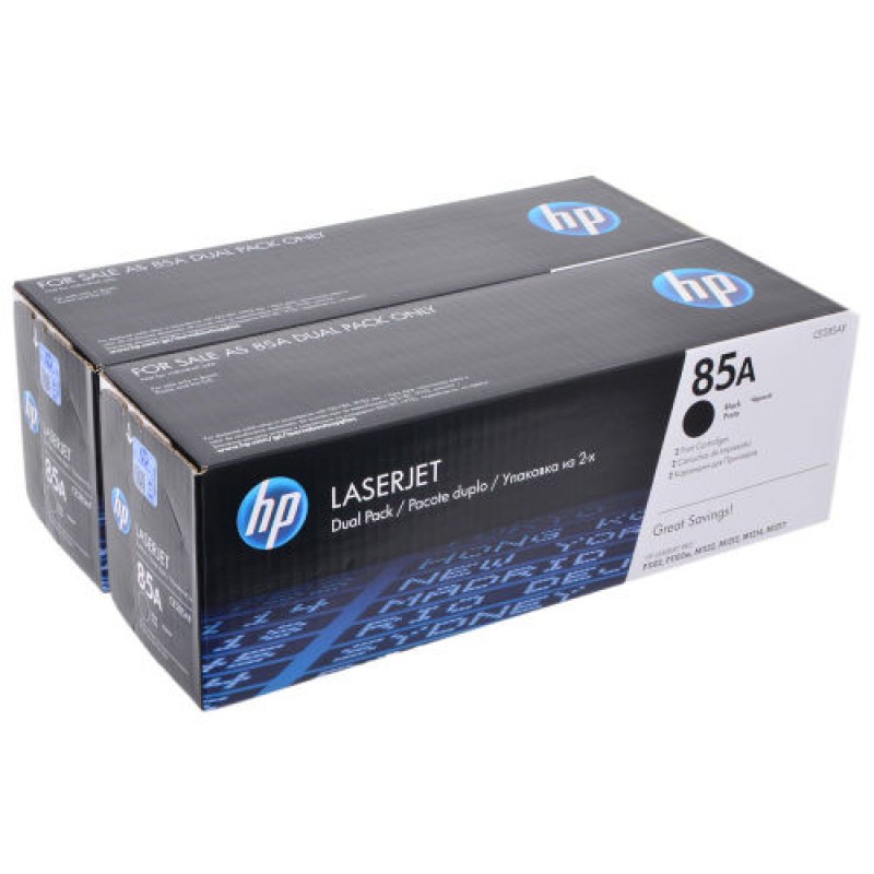 HP CE285AF 85A Siyah 2li Paket Orjinal Toner - P1102w / M1217nfw T7644 HP CE285AF 85A Siyah 2li Paket Orjinal Toner - P1102w / M1217nfw T7644