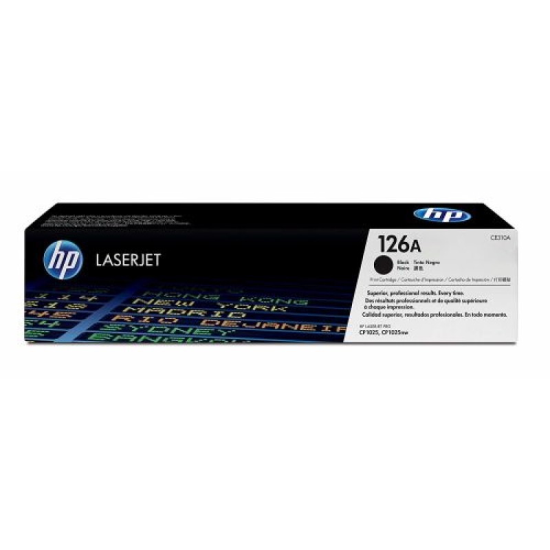 HP CE310A 126A Siyah Orjinal Toner - LaserJet CP1025 T7997 HP CE310A 126A Siyah Orjinal Toner - LaserJet CP1025 T7997