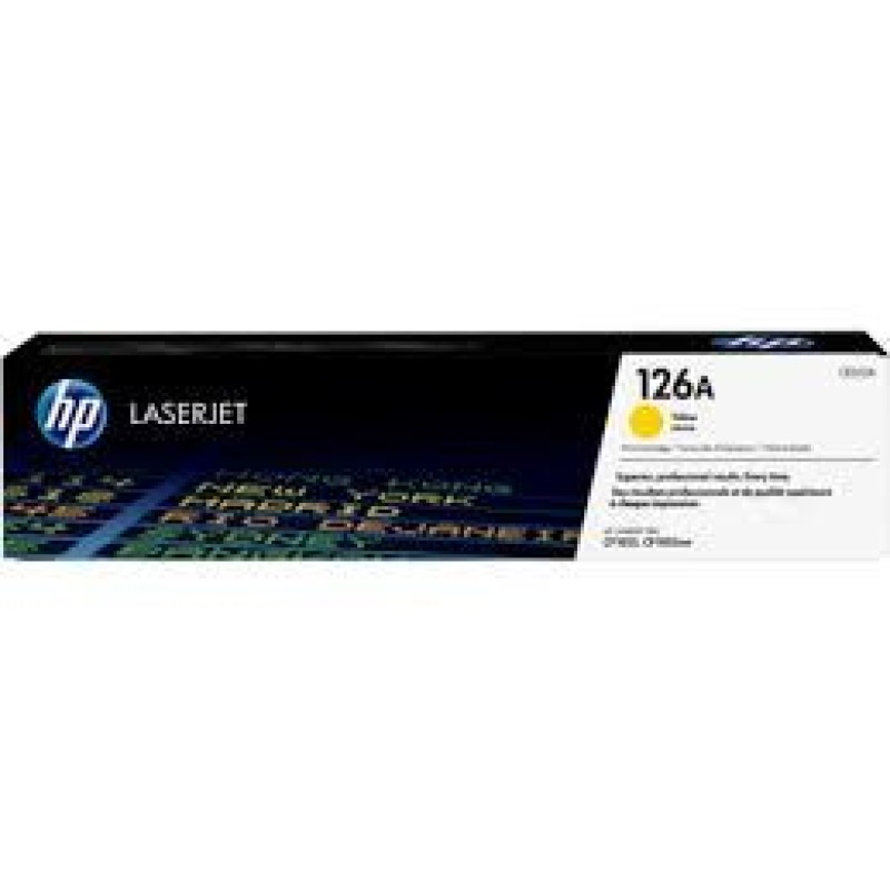 HP CE312A 126A Sarı Orjinal Toner - LaserJet CP1025 T9448 HP CE312A 126A Sarı Orjinal Toner - LaserJet CP1025 T9448