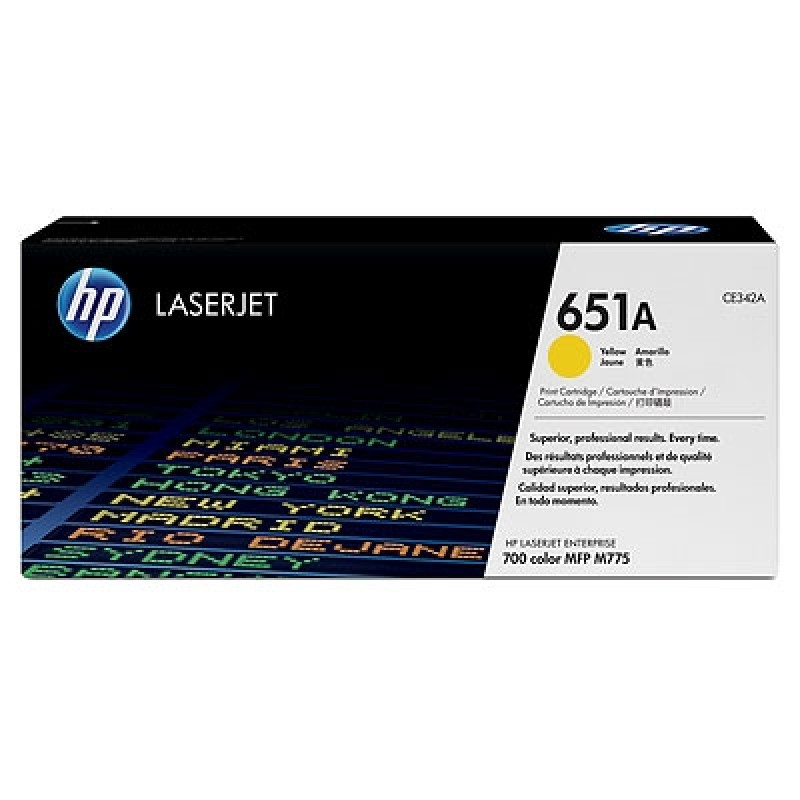 HP CE342A 651A Sarı Orjinal Toner - Laserjet M775dn / M775z T3772 HP CE342A 651A Sarı Orjinal Toner - Laserjet M775dn / M775z T3772