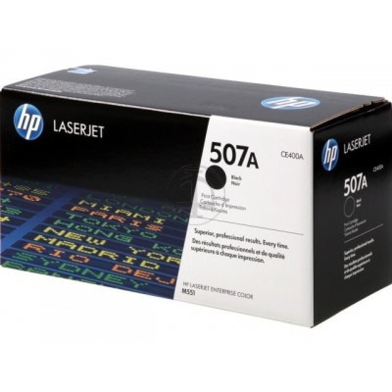 HP CE400A 507A Siyah Orjinal Toner - Laserjet M551 / M570 T3850 HP CE400A 507A Siyah Orjinal Toner - Laserjet M551 / M570 T3850