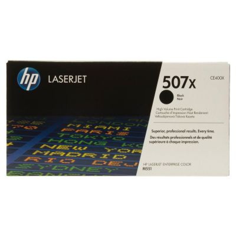 HP CE400X 507X Siyah Orjinal Toner Yüksek Kapasite - Laserjet M551 / M570 T3835 HP CE400X 507X Siyah Orjinal Toner Yüksek Kapasite - Laserjet M551 / M570 T3835