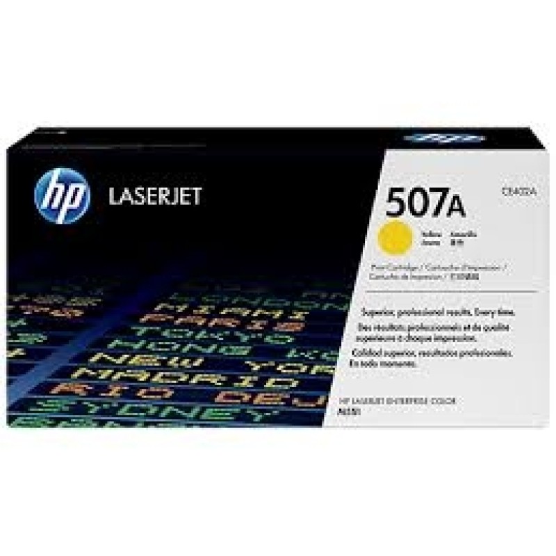 HP CE402A 507A Sarı Orjinal Toner - Laserjet M551 / M570 T3647 HP CE402A 507A Sarı Orjinal Toner - Laserjet M551 / M570 T3647
