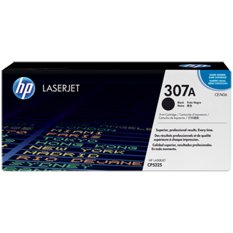 HP CE740A 307A Siyah Orjinal Toner - LaserJet CP5225 T4625 HP CE740A 307A Siyah Orjinal Toner - LaserJet CP5225 T4625