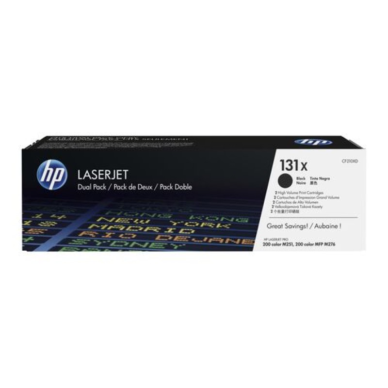 HP CF210XD 131X Siyah Orjinal Toner Yüksek Kapasite - LaserJet M276 / M251 T12875 HP CF210XD 131X Siyah Orjinal Toner Yüksek Kapasite - LaserJet M276 / M251 T12875