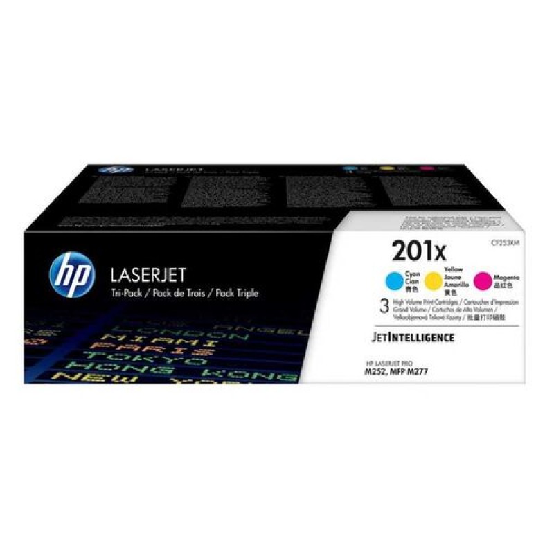 HP CF253XM 201X 3'lü Paket Orjinal Toner - LaserJet Pro M252dw / M274dn T13071 HP CF253XM 201X 3'lü Paket Orjinal Toner - LaserJet Pro M252dw / M274dn T13071
