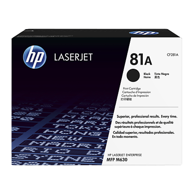 HP CF281A 81A Siyah Orjinal Toner - M605 / M606 T7076 HP CF281A 81A Siyah Orjinal Toner - M605 / M606 T7076