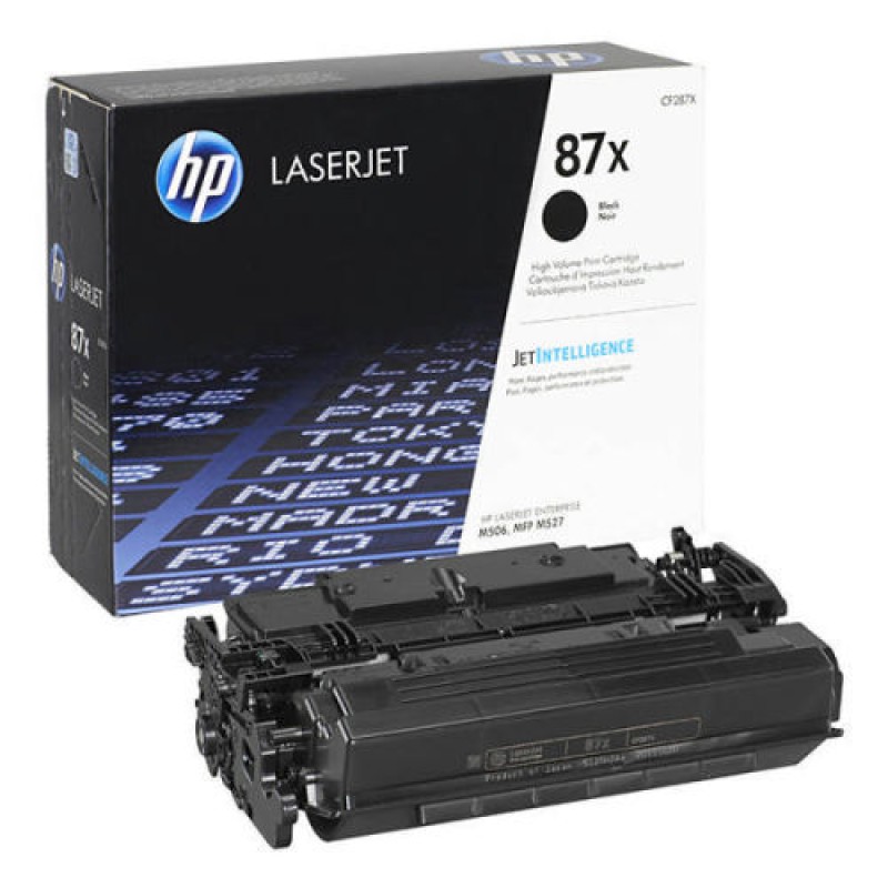 HP CF287X 87X Siyah Orjinal Toner Yüksek Kapasite - M501 / M506 T9698 HP CF287X 87X Siyah Orjinal Toner Yüksek Kapasite - M501 / M506 T9698