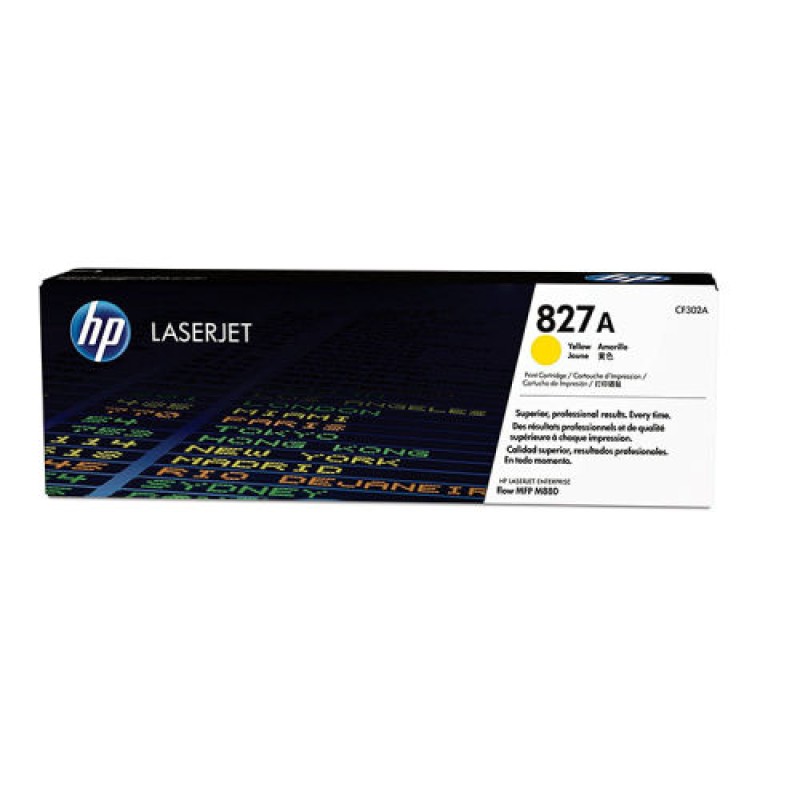 HP CF302A 827A Sarı Orjinal Toner - LaserJet M880z T7539 HP CF302A 827A Sarı Orjinal Toner - LaserJet M880z T7539
