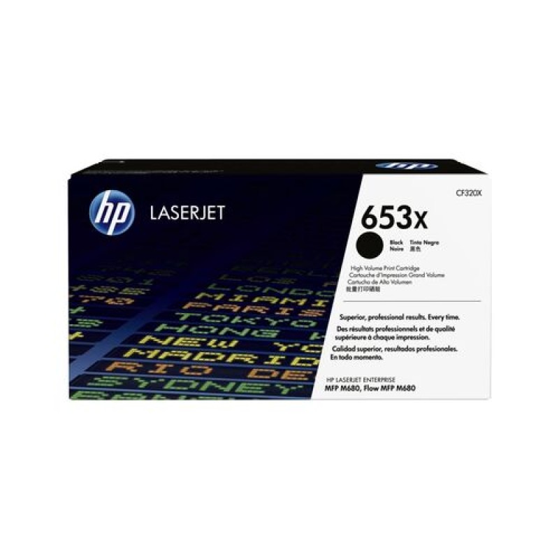 HP CF320X 653X Siyah Orjinal Toner Yüksek Kapasite - LaserJet M680 T12888 HP CF320X 653X Siyah Orjinal Toner Yüksek Kapasite - LaserJet M680 T12888