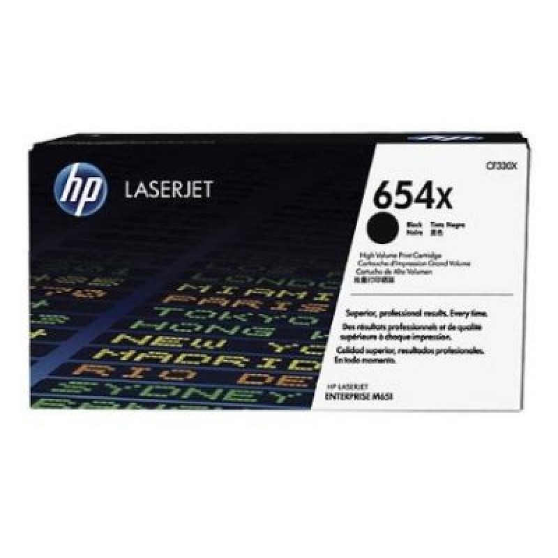 HP CF330X 654X Siyah Orjinal Toner - LaserJet M651 T5528 HP CF330X 654X Siyah Orjinal Toner - LaserJet M651 T5528
