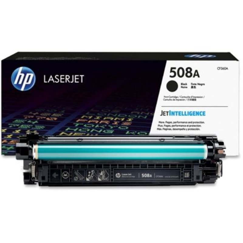HP CF360A 508A Siyah Orjinal Toner - M552 / M553 T7326 HP CF360A 508A Siyah Orjinal Toner - M552 / M553 T7326