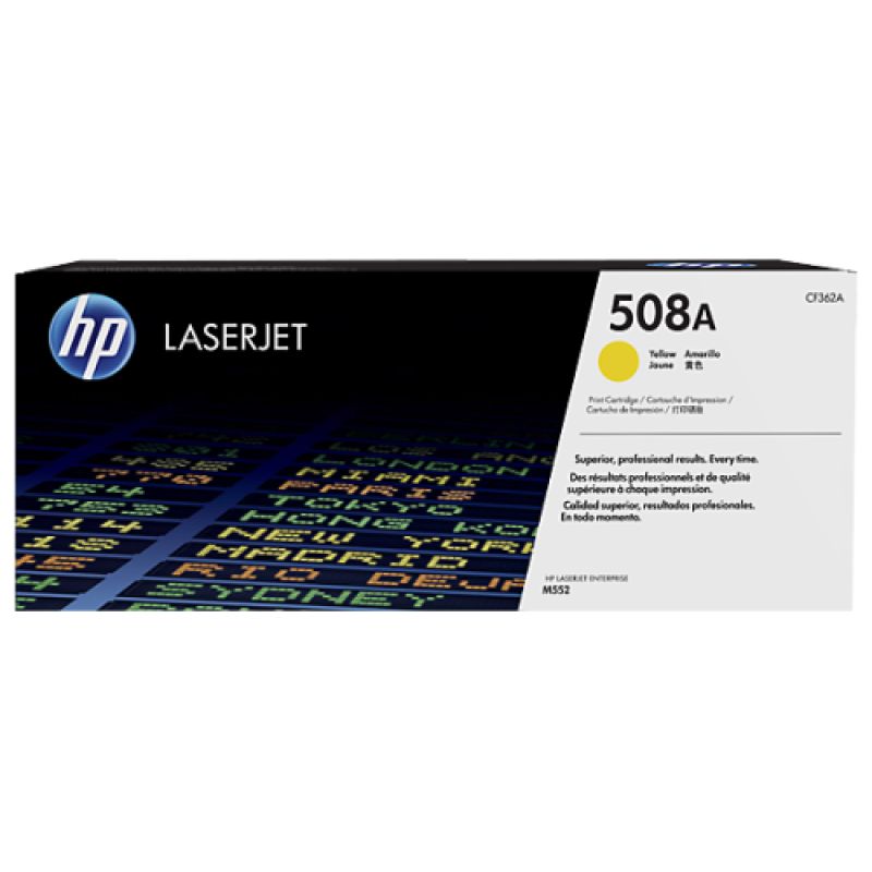 HP CF362A 508A Sarı Orjinal Toner - M552 / M553 T7246 HP CF362A 508A Sarı Orjinal Toner - M552 / M553 T7246