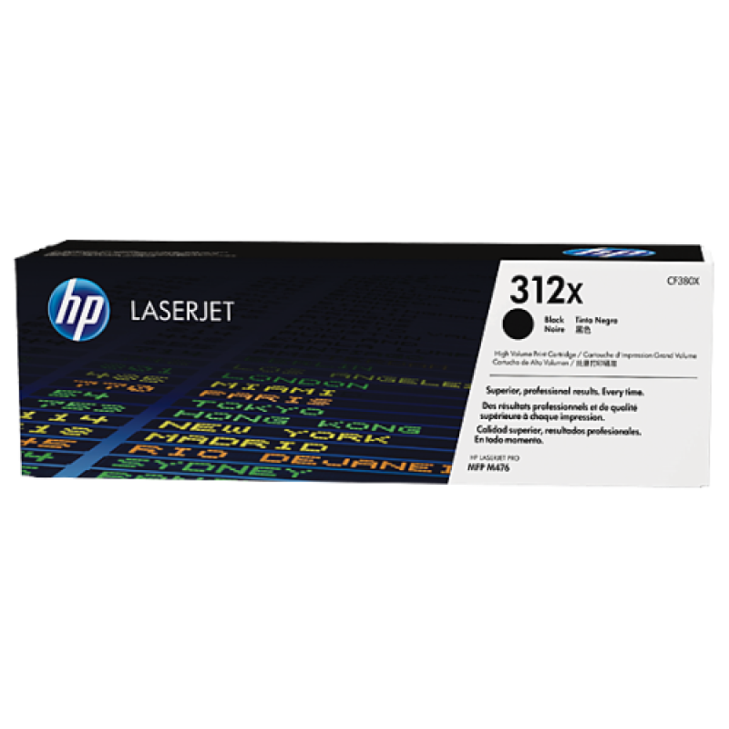 HP CF380X 312X Siyah Orjinal Toner Yüksek Kapasite - LaserJet Pro M476 T7257 HP CF380X 312X Siyah Orjinal Toner Yüksek Kapasite - LaserJet Pro M476 T7257