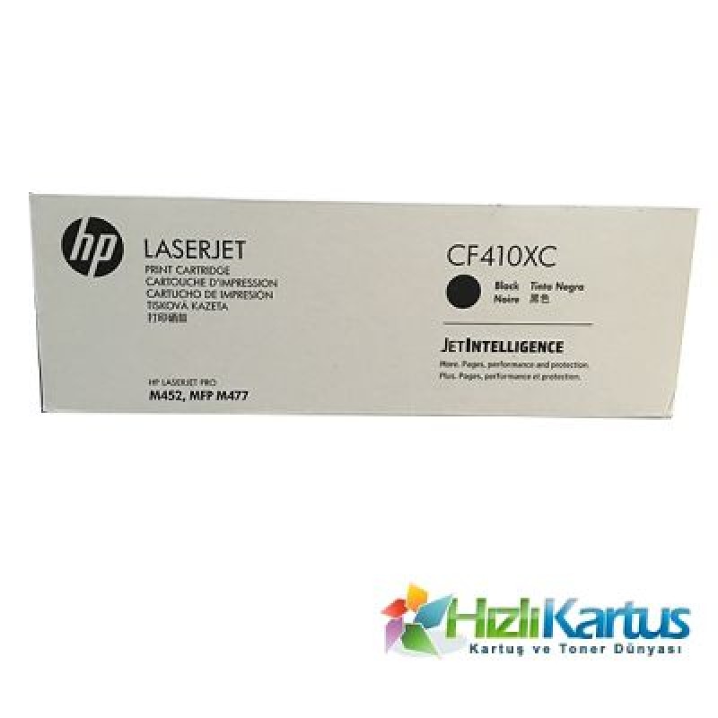 HP CF410XC 410X Siyah Orjinal Toner Yüksek Kapasite - M452dn / M477dw T3976 HP CF410XC 410X Siyah Orjinal Toner Yüksek Kapasite - M452dn / M477dw T3976