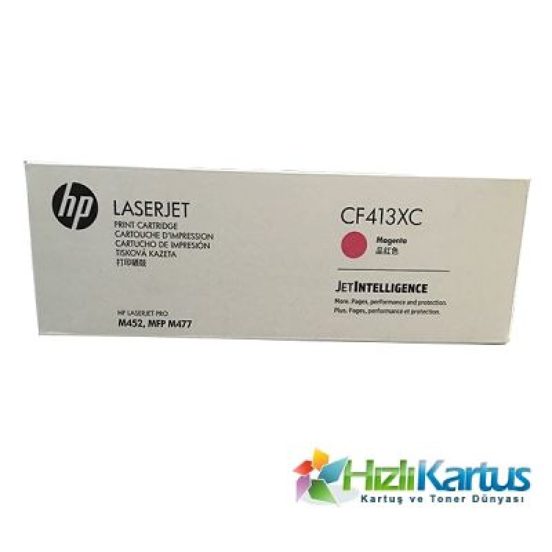 HP CF413XC 410X Kırmızı Orjinal Toner Yüksek Kapasite - M452dn / M477dw T3098 HP CF413XC 410X Kırmızı Orjinal Toner Yüksek Kapasite - M452dn / M477dw T3098