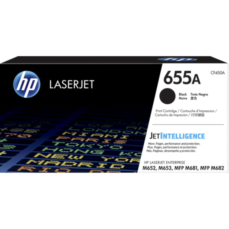 HP CF450A 655A Siyah Orjinal Toner - Laserjet M652dn / M653dn T11827 HP CF450A 655A Siyah Orjinal Toner - Laserjet M652dn / M653dn T11827