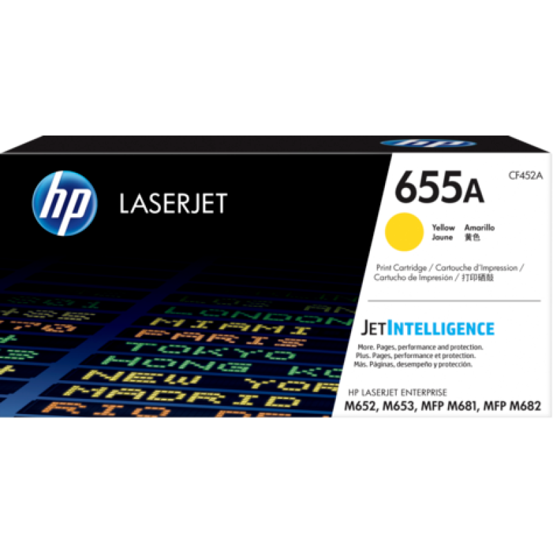 HP CF452A 655A Sarı Orjinal Toner - Laserjet M652dn / M653dn T9721 HP CF452A 655A Sarı Orjinal Toner - Laserjet M652dn / M653dn T9721