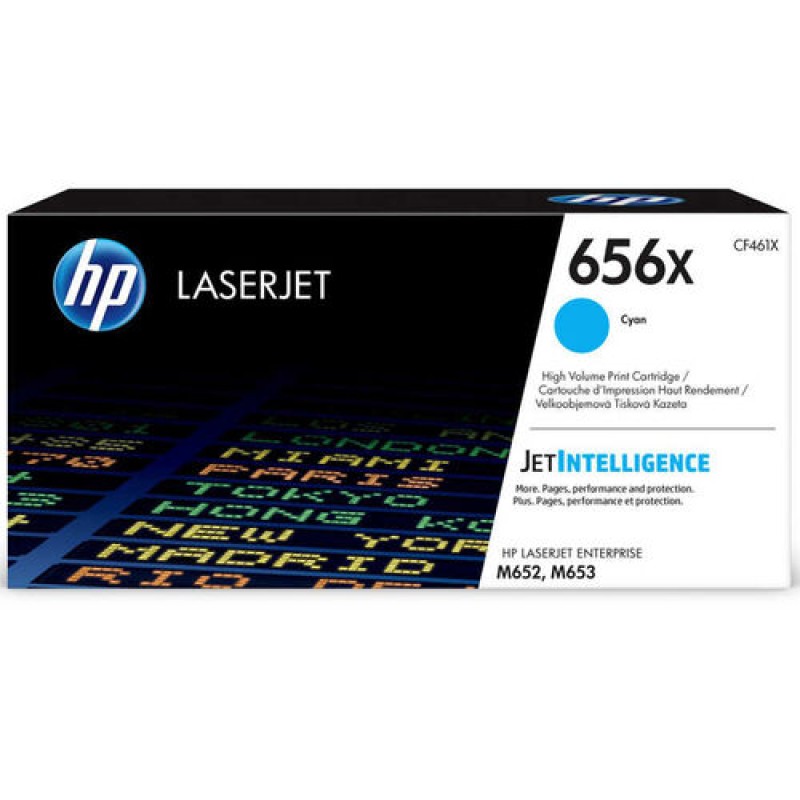 HP CF461X 656X Mavi Orjinal Toner Yüksek Kapasite - Laserjet M652dn / M653dn T12891 HP CF461X 656X Mavi Orjinal Toner Yüksek Kapasite - Laserjet M652dn / M653dn T12891