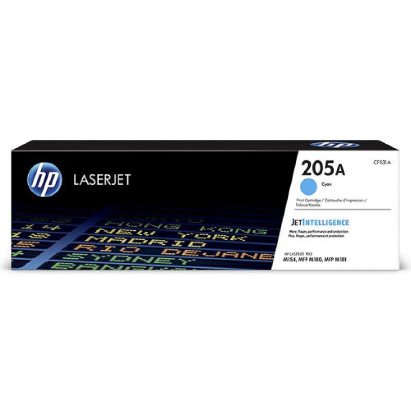 HP CF531A 205A Mavi Orjinal Toner - M180n / M181fw T7547 HP CF531A 205A Mavi Orjinal Toner - M180n / M181fw T7547