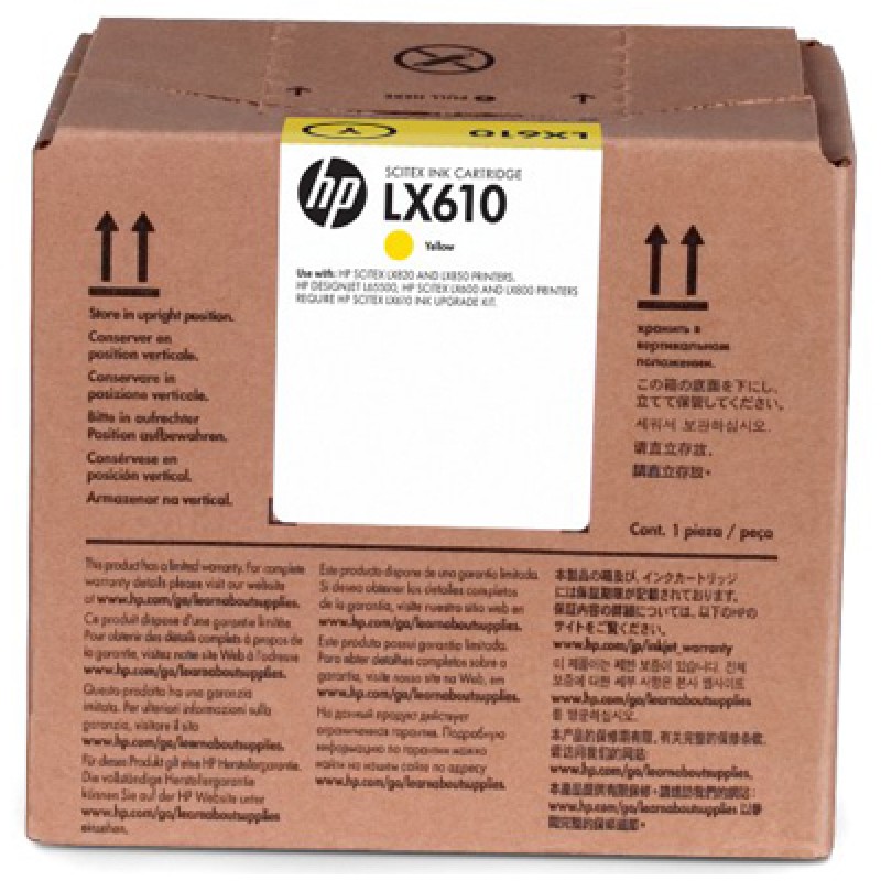 HP CN672A LX610 Sarı Lateks Mürekkep Kartuşu - L65500 / LX850 T6538 HP CN672A LX610 Sarı Lateks Mürekkep Kartuşu - L65500 / LX850 T6538