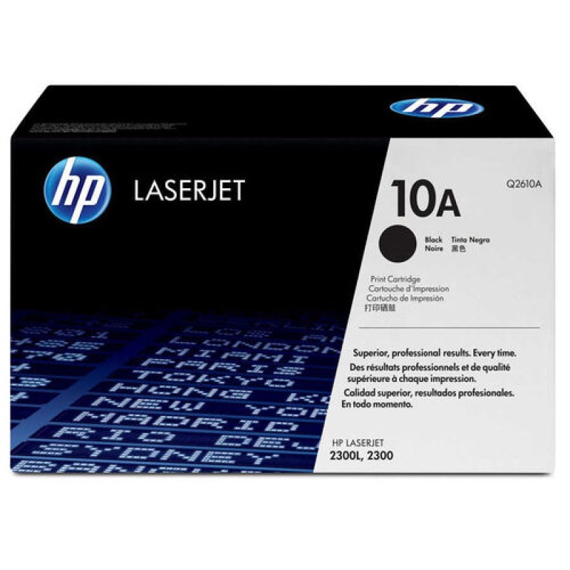 HP Q2610A 10A Siyah Orjinal Toner - Laserjet 2300 T9651 HP Q2610A 10A Siyah Orjinal Toner - Laserjet 2300 T9651