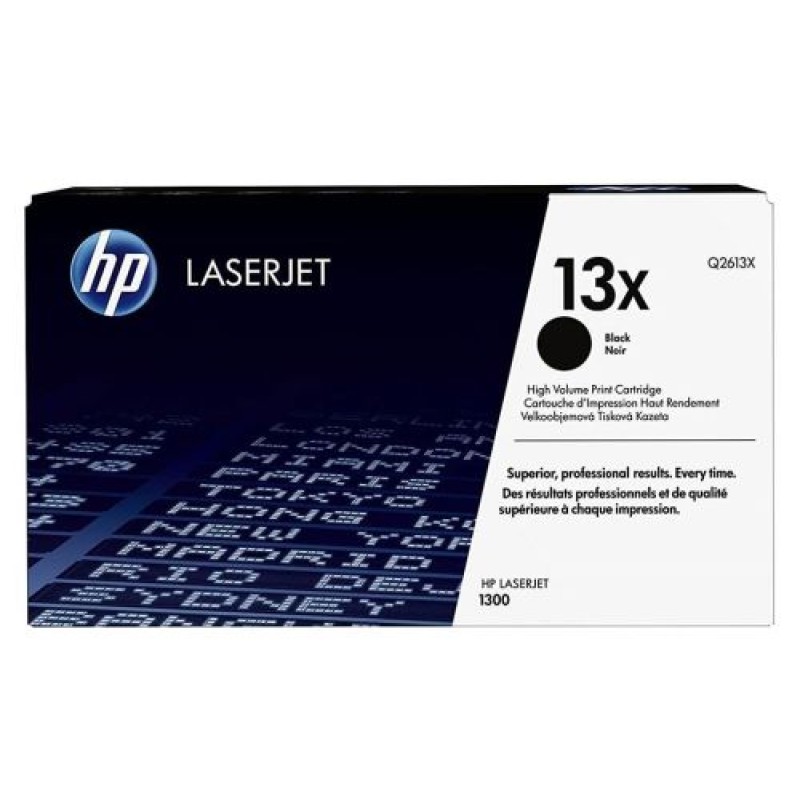 HP Q2613X 13X Siyah Orjinal Toner - Laserjet 1300 T4734 HP Q2613X 13X Siyah Orjinal Toner - Laserjet 1300 T4734