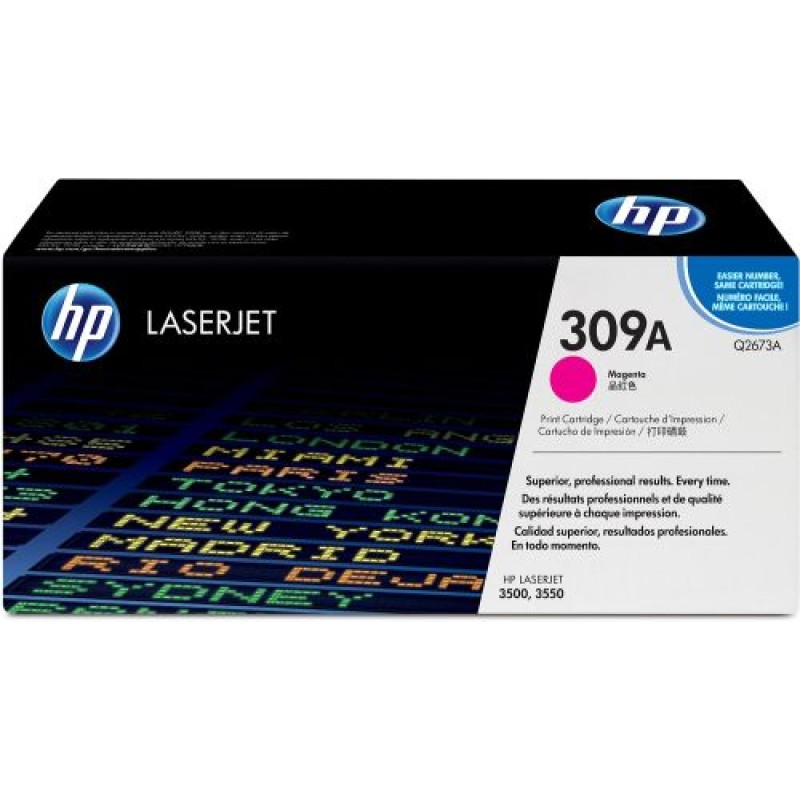 HP Q2673A 309A Kırmızı Orjinal Toner - LaserJet 3700 T8262 HP Q2673A 309A Kırmızı Orjinal Toner - LaserJet 3700 T8262