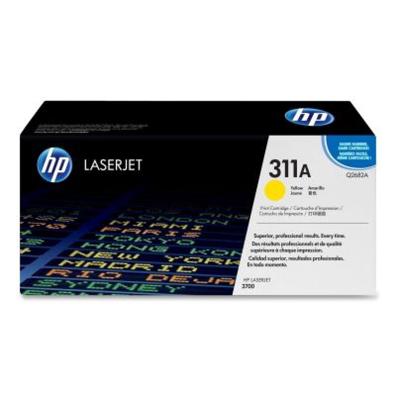 HP Q2682A 311A Sarı Orjinal Toner - LaserJet 3700 T3570 HP Q2682A 311A Sarı Orjinal Toner - LaserJet 3700 T3570