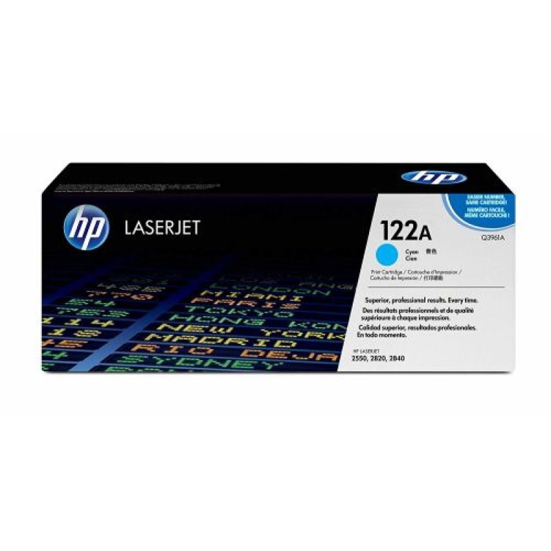 HP Q3961A 122A Mavi Orjinal Toner - LaserJet 2550 T8193 HP Q3961A 122A Mavi Orjinal Toner - LaserJet 2550 T8193