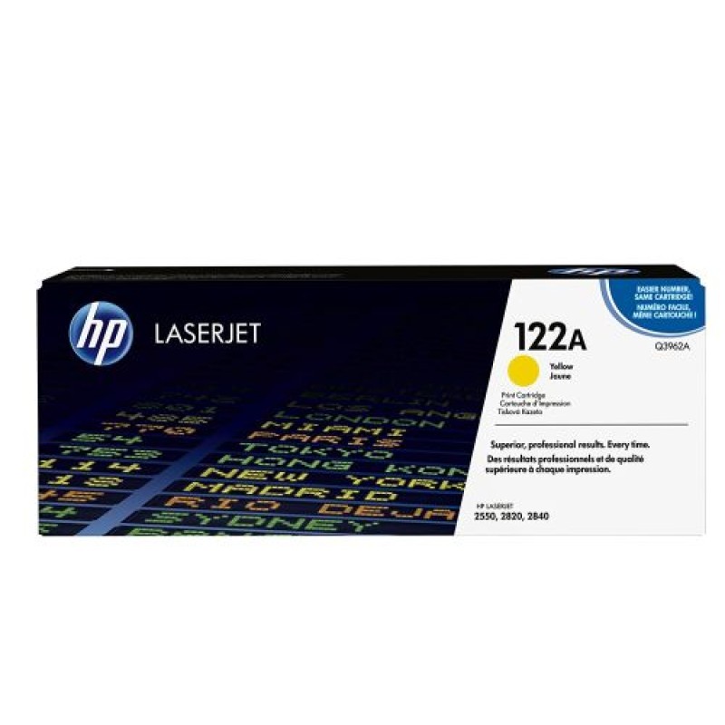 HP Q3962A 122A Sarı Orjinal Toner - LaserJet 2550 T8191 HP Q3962A 122A Sarı Orjinal Toner - LaserJet 2550 T8191