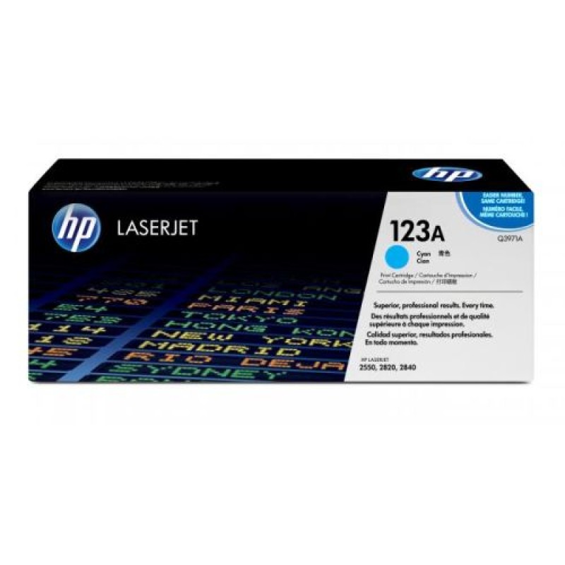 HP Q3971A 123A Mavi Orjinal Toner - LaserJet 2550 T8159 HP Q3971A 123A Mavi Orjinal Toner - LaserJet 2550 T8159