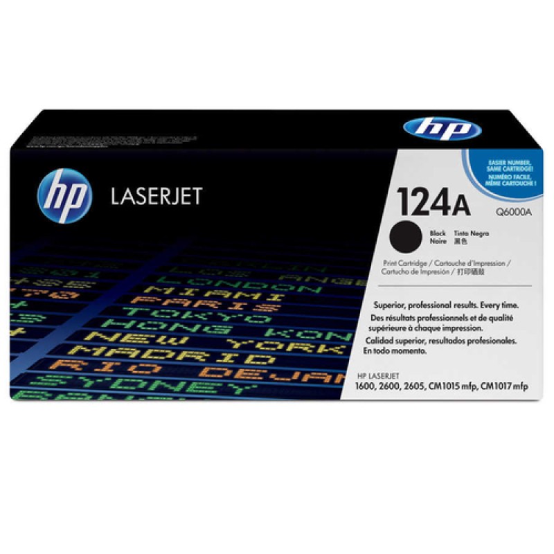 HP Q6000A 124A Siyah Orjinal Toner - Laserjet 1600 T9404 HP Q6000A 124A Siyah Orjinal Toner - Laserjet 1600 T9404