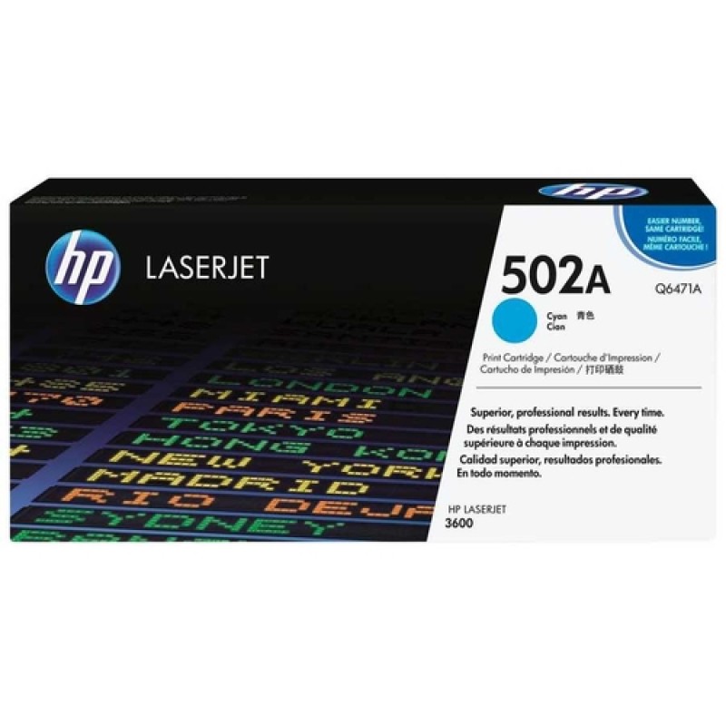 HP Q6471A 502A Mavi Orjinal Toner - Laserjet 3600 T10131 HP Q6471A 502A Mavi Orjinal Toner - Laserjet 3600 T10131