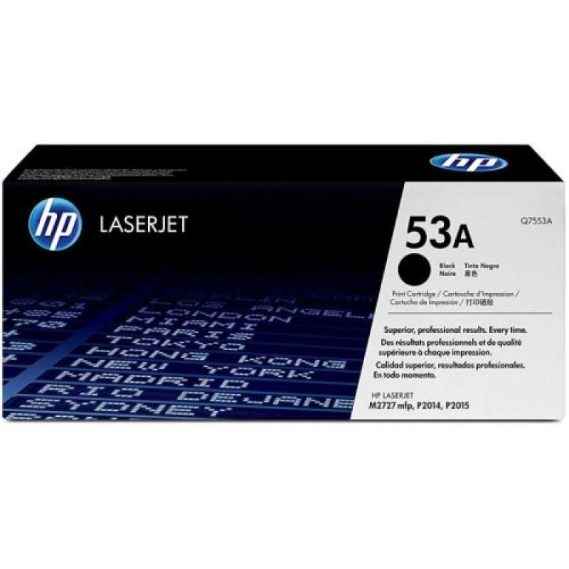 HP Q7553A 53A Siyah Orjinal Toner - LaserJet P2014 T4739 HP Q7553A 53A Siyah Orjinal Toner - LaserJet P2014 T4739