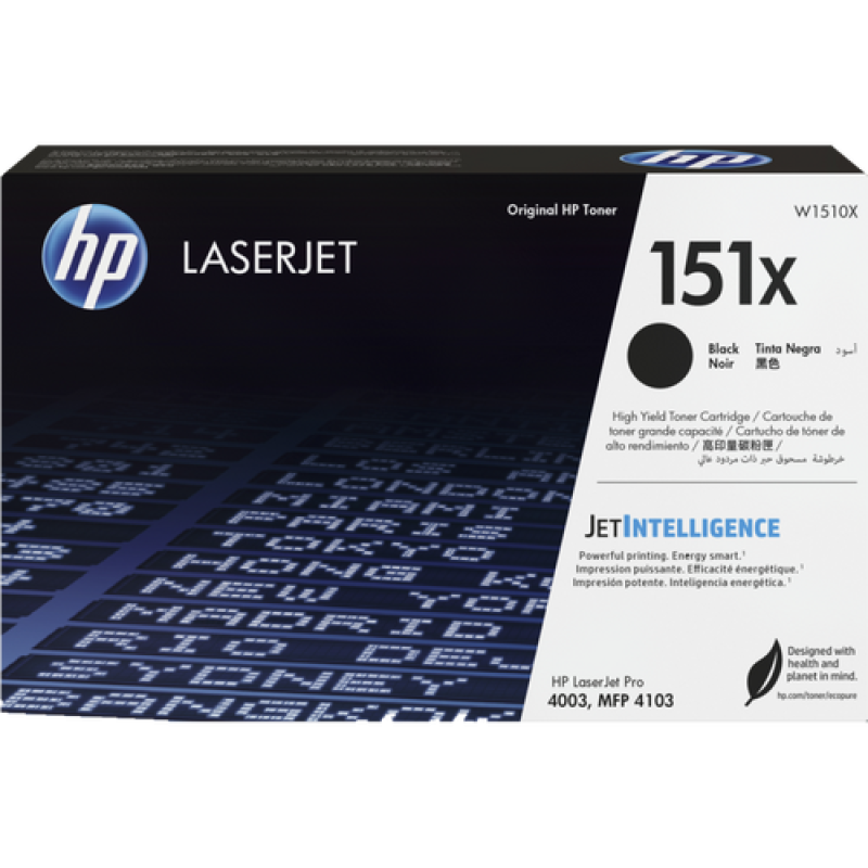 HP W1510X 151X Siyah Orjinal Toner - Pro 4003 / 4103 HP W1510X 151X Siyah Orjinal Toner - Pro 4003 / 4103