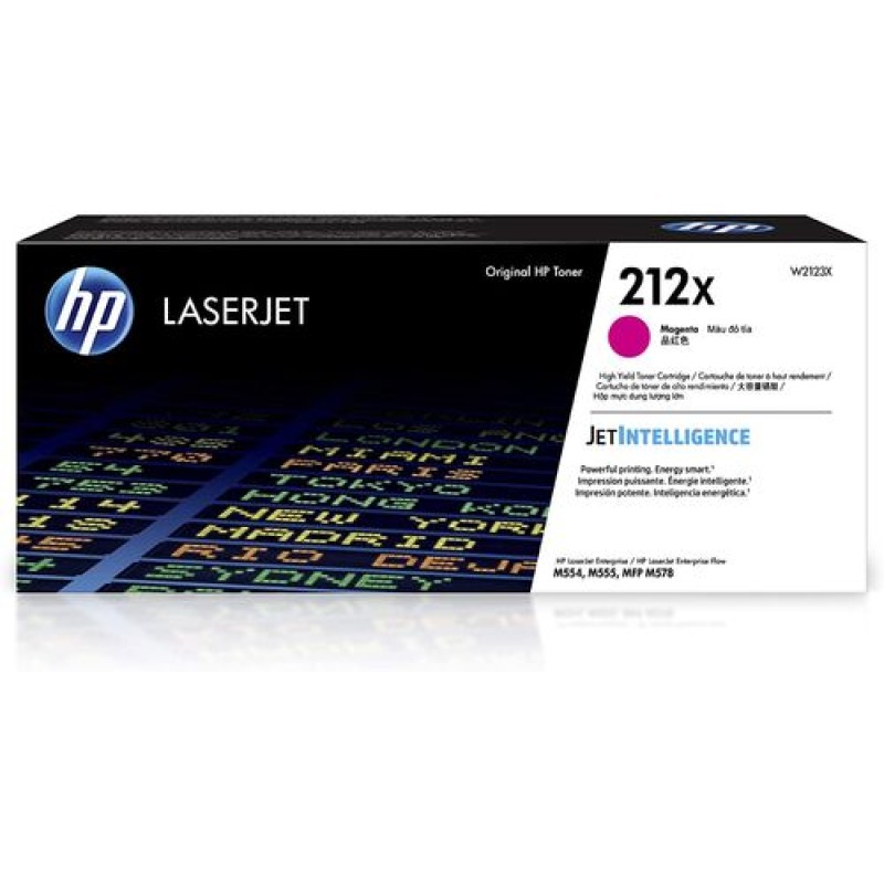 HP W2123X 212X Kırmızı Orjinal Toner Yüksek Kapasite - M554dn / M555dn T13430 HP W2123X 212X Kırmızı Orjinal Toner Yüksek Kapasite - M554dn / M555dn T13430