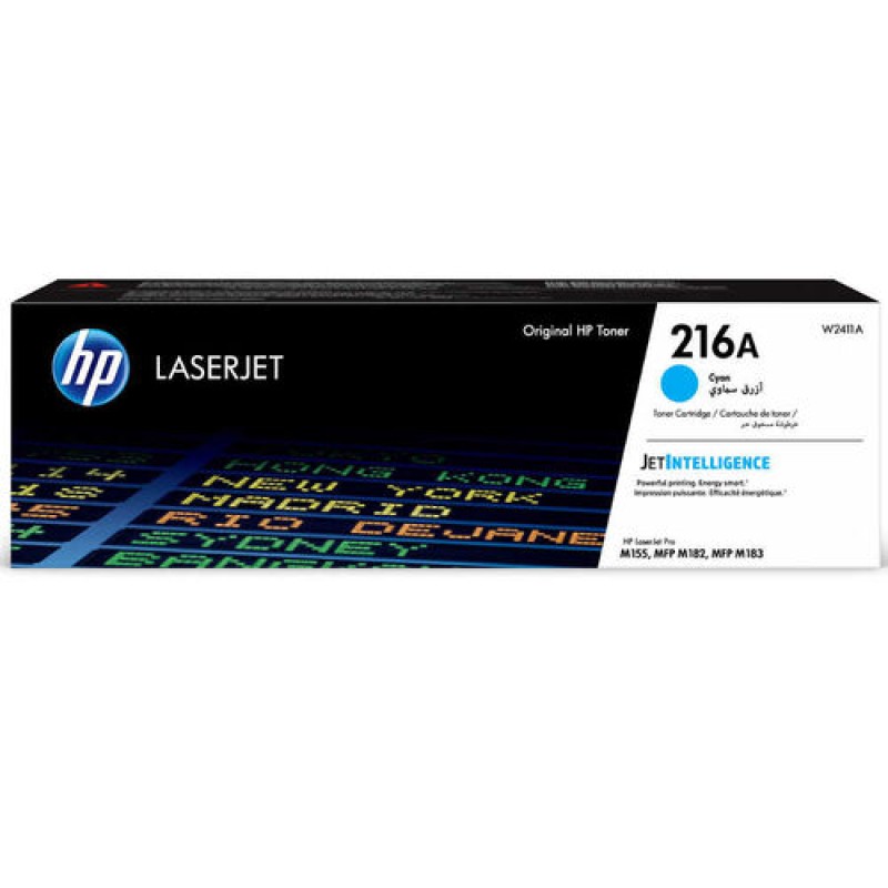 HP W2411A 216A Mavi Orjinal Toner - LaserJet M182n / M183fw T13105 HP W2411A 216A Mavi Orjinal Toner - LaserJet M182n / M183fw T13105