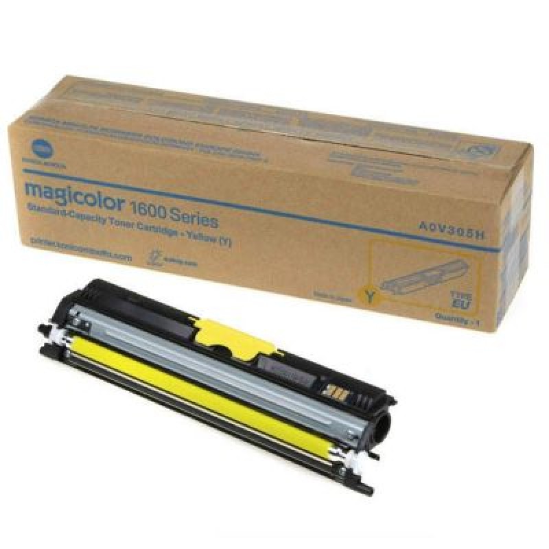 Konica Minolta A0V305H Sarı Orjinal Toner - 1600W / 1650EN T3079 Konica Minolta A0V305H Sarı Orjinal Toner - 1600W / 1650EN T3079
