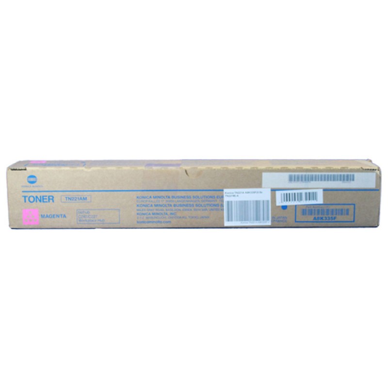 Konica Minolta TN-221AM A8K335F Kırmızı Orjinal Toner - C227 / C287 Konica Minolta TN-221AM A8K335F Kırmızı Orjinal Toner - C227 / C287