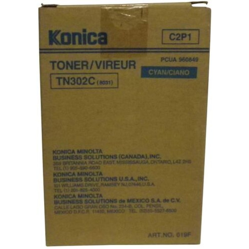 Konica Minolta TN-302C 960849 Mavi Orjinal Toner - 8020 / 8031 T16097 Konica Minolta TN-302C 960849 Mavi Orjinal Toner - 8020 / 8031 T16097