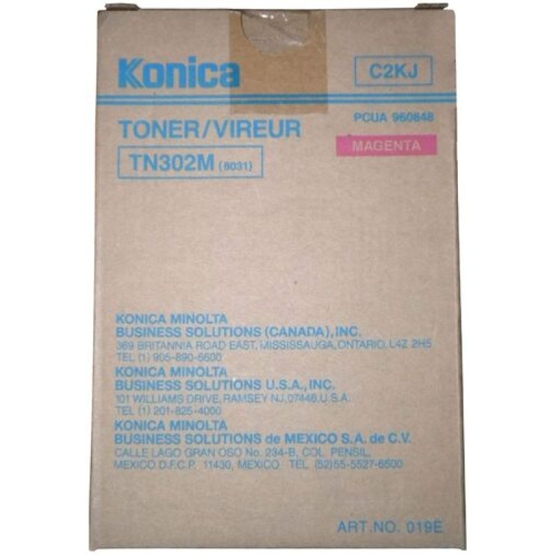 Konica Minolta TN-302M 960848 Kırmızı Orjinal Toner - 8020 / 8031 T16094 Konica Minolta TN-302M 960848 Kırmızı Orjinal Toner - 8020 / 8031 T16094
