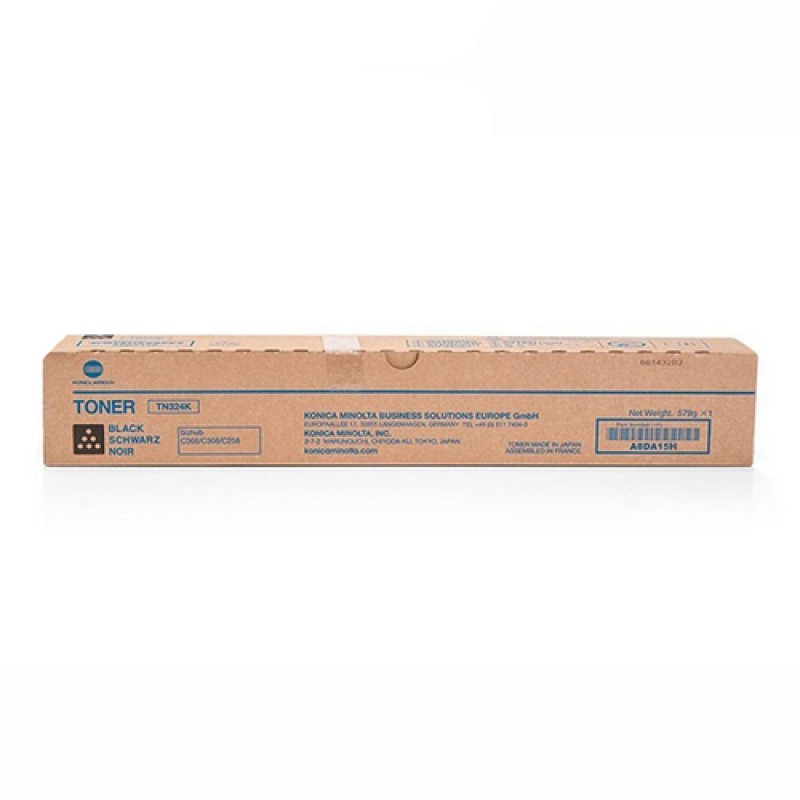 Konica Minolta TN-324K A8DA15H Siyah Orjinal Toner - Bizhub C258 Konica Minolta TN-324K A8DA15H Siyah Orjinal Toner - Bizhub C258