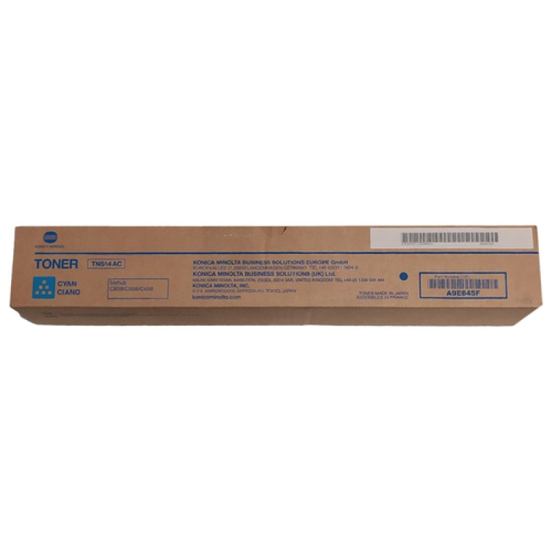 Konica Minolta TN-514AC A9E845F Mavi Orjinal Toner - C458 / C558 Konica Minolta TN-514AC A9E845F Mavi Orjinal Toner - C458 / C558