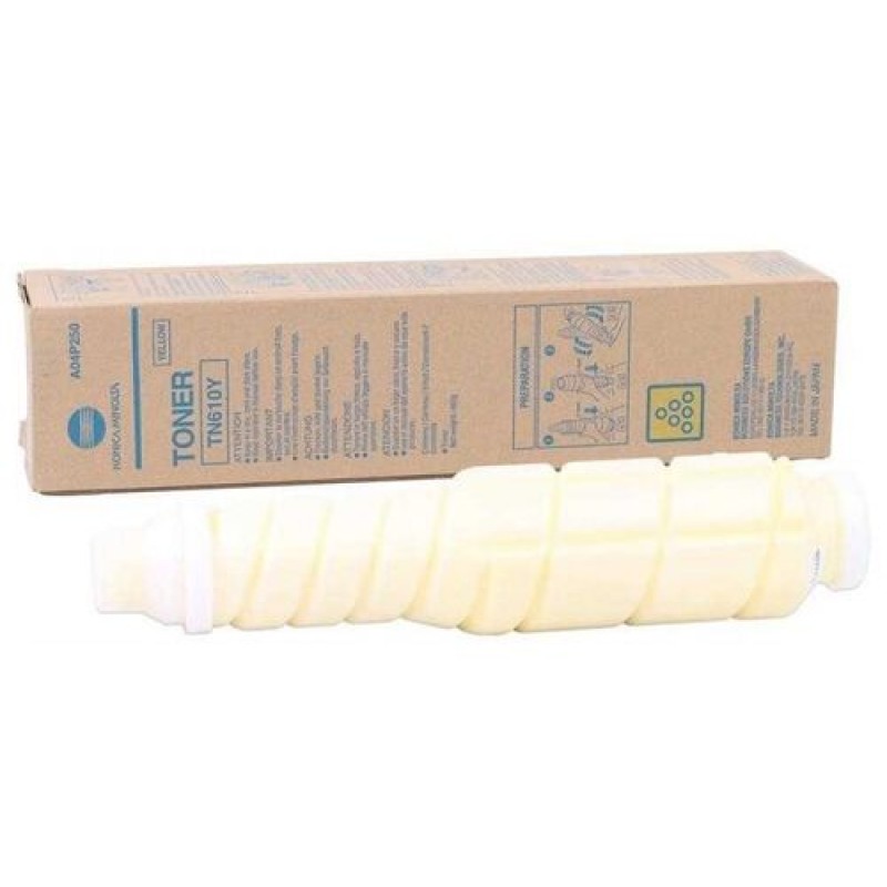 Konica Minolta TN-610Y A04P250 Sarı Orjinal Toneri - C5500 / C6500 T12590 Konica Minolta TN-610Y A04P250 Sarı Orjinal Toneri - C5500 / C6500 T12590
