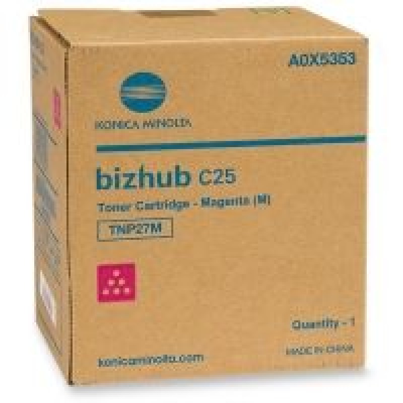 Konica Minolta TNP-27M A0X5353 Kırmızı Orjinal Toner - Bizhub C25 T9048 Konica Minolta TNP-27M A0X5353 Kırmızı Orjinal Toner - Bizhub C25 T9048