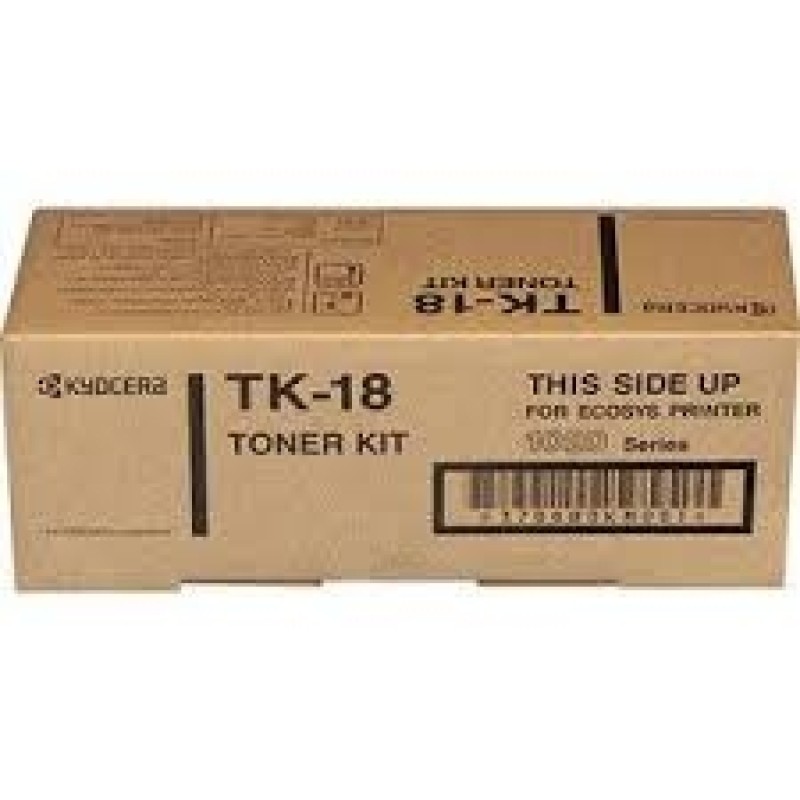 Kyocera TK-18 / TK-100 Siyah Orjinal Toner - FS-1118 / DP-80F T4740 Kyocera TK-18 / TK-100 Siyah Orjinal Toner - FS-1118 / DP-80F T4740