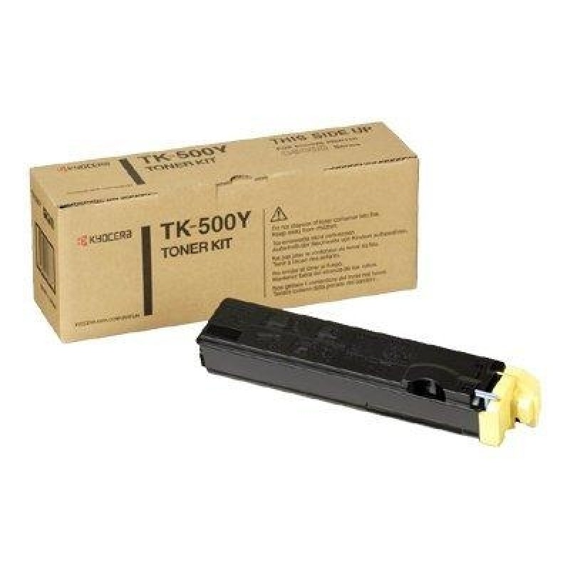 Kyocera TK-500Y 370PD3KW Sarı Orjinal Toner - FS-C5016N T3047 Kyocera TK-500Y 370PD3KW Sarı Orjinal Toner - FS-C5016N T3047