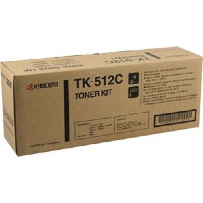 Kyocera TK-512C 1T02F3CUS0 Mavi Orjinal Toner - FS-C5020N / FS-C5025N T3050 Kyocera TK-512C 1T02F3CUS0 Mavi Orjinal Toner - FS-C5020N / FS-C5025N T3050