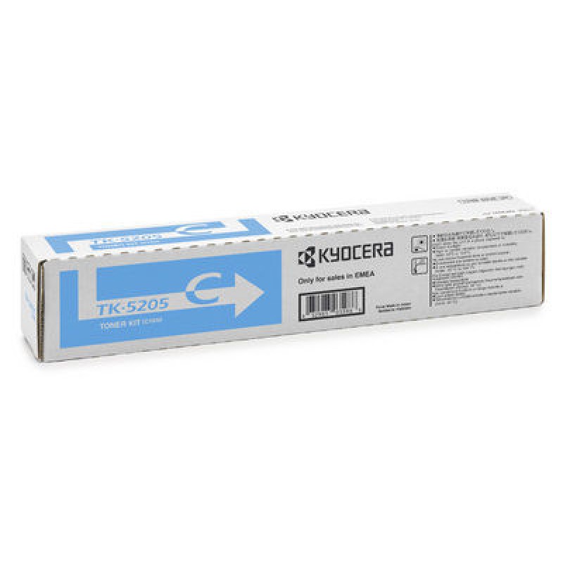 Kyocera TK-5205C 1T02R5CNL0 Mavi Orjinal Toner - TasKalfa 356Ci T9237 Kyocera TK-5205C 1T02R5CNL0 Mavi Orjinal Toner - TasKalfa 356Ci T9237